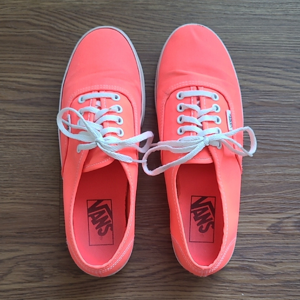 Vans Women's Bright Orange Sneakers